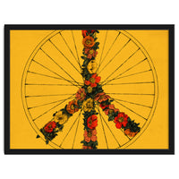 Peace And Bike Yellow