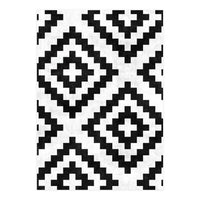 Urban Tribal Pattern No.18 - Aztec - Black and White Concrete (Print Only)