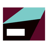 Geometric Shapes No. 84 - purple & turquoise  (Print Only) thumbnail