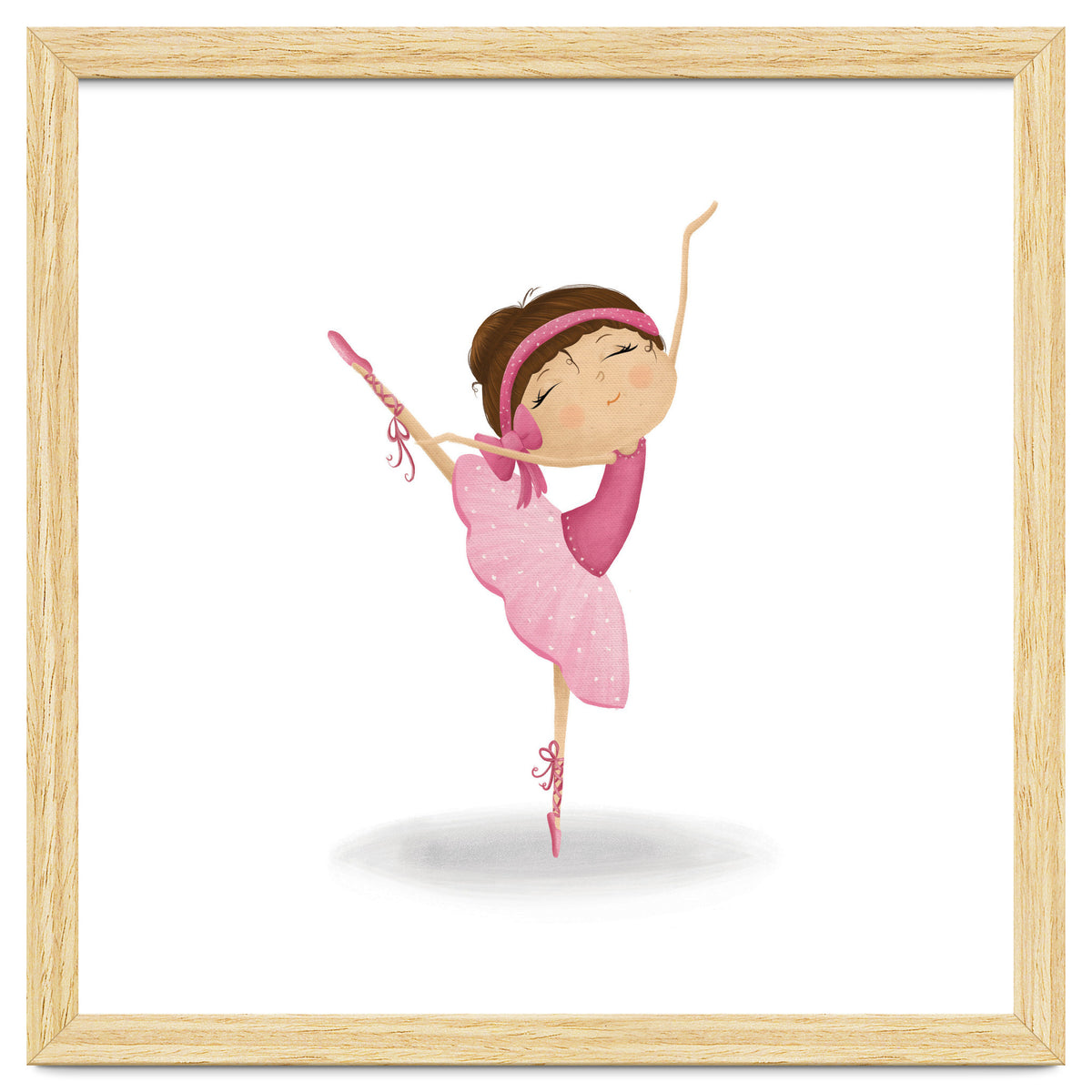 Adorable Ballerina Nursery Print