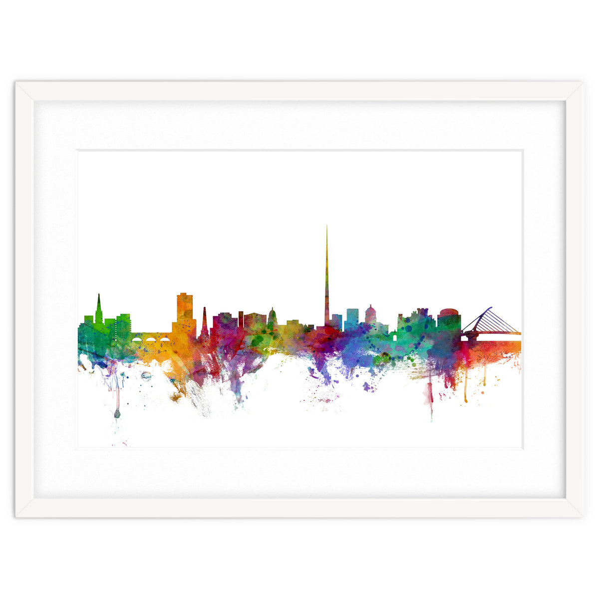 Dublin Ireland Skyline