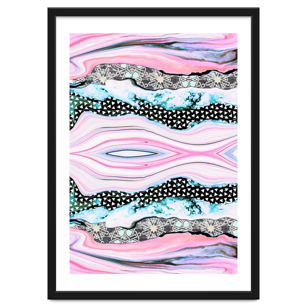 Abstract shapes of marble and patterns