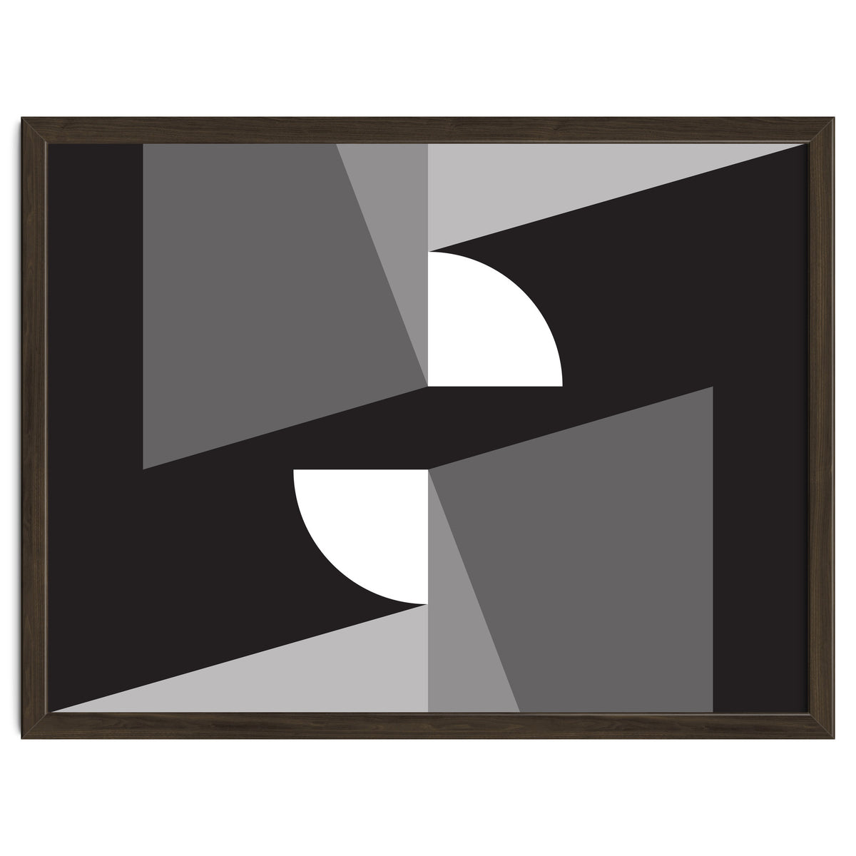 Geometric Shapes No. 11 - monochrome