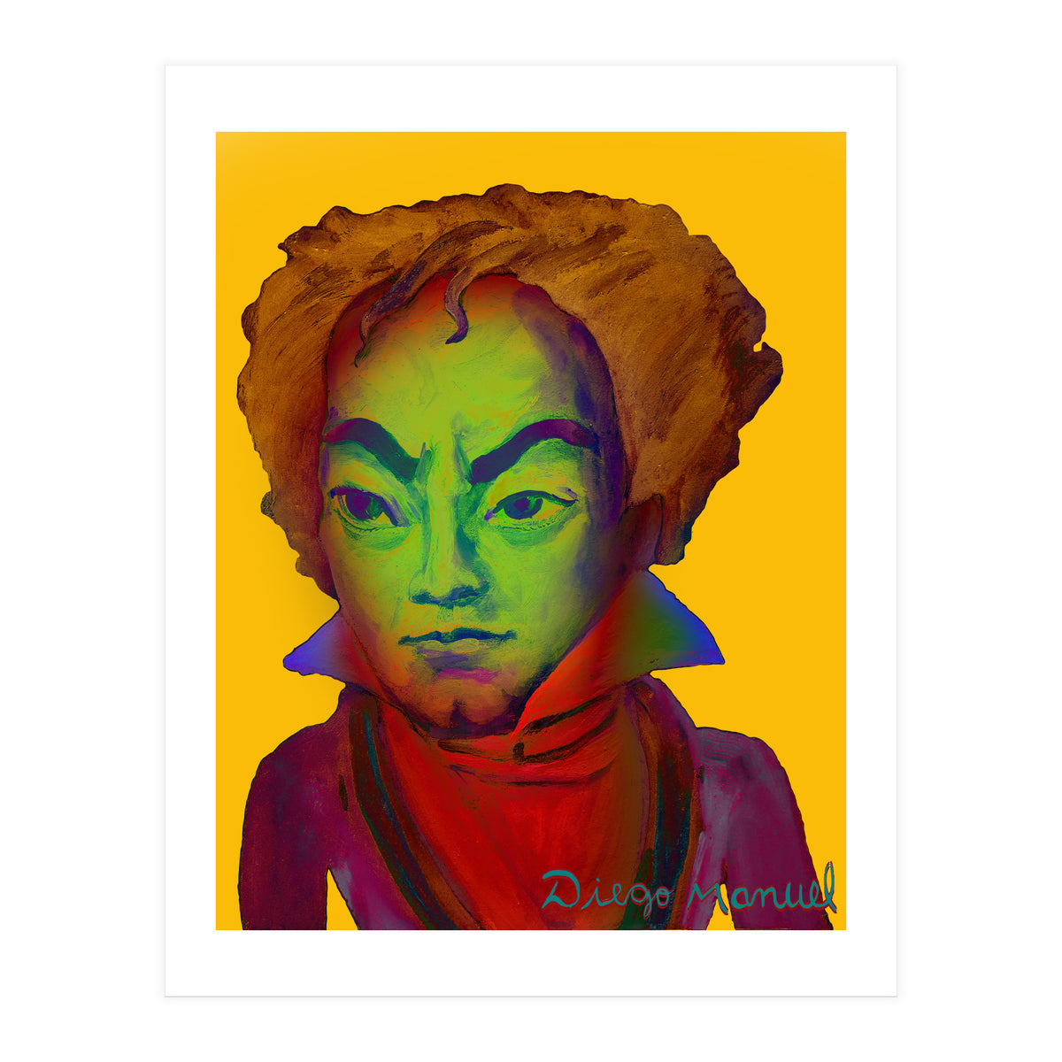 Beethoven Multicolor 7 (Print Only)