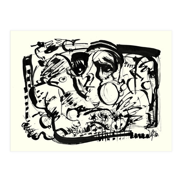 Birds and Flowers (Print Only)