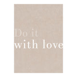 Do It With Love, Beige (Print Only) thumbnail