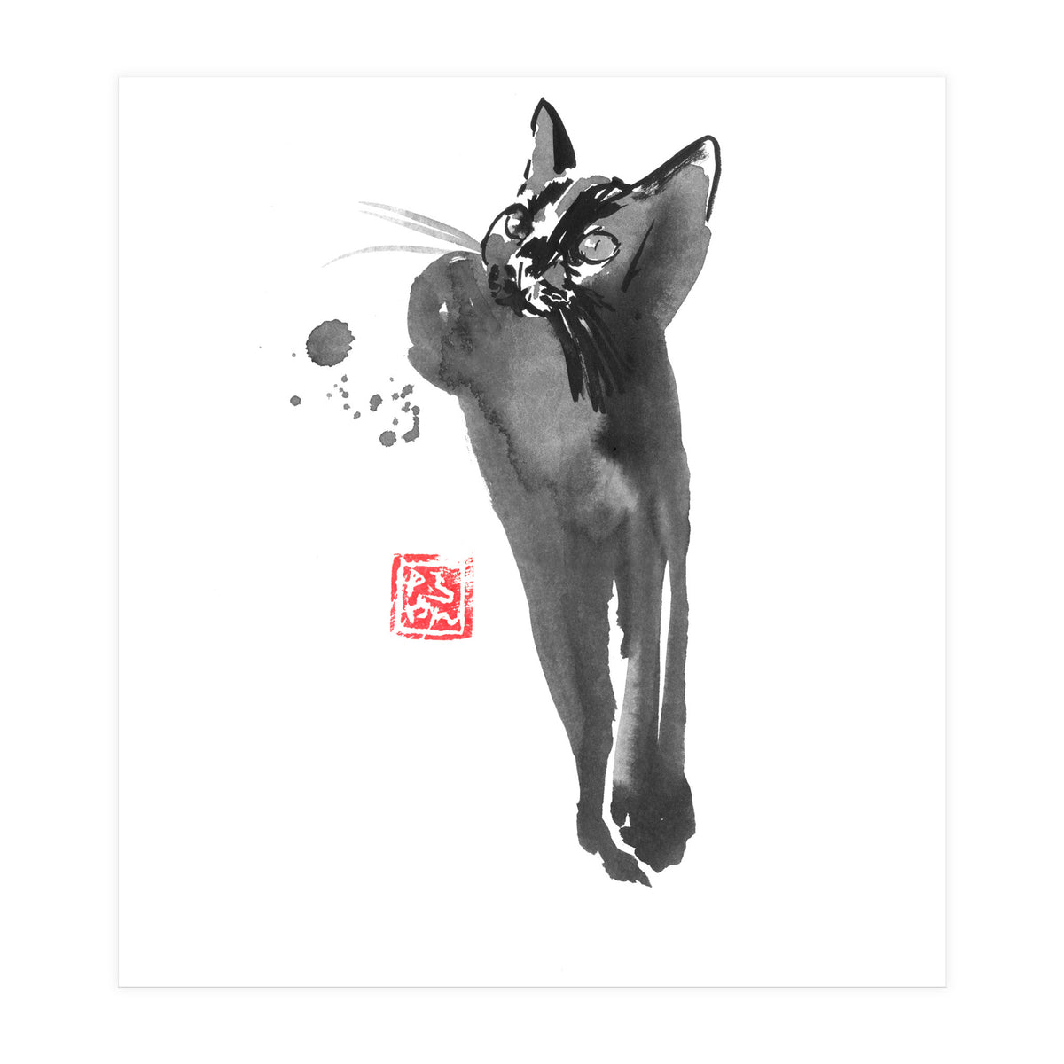 Relaxing Cat (2) (Print Only)