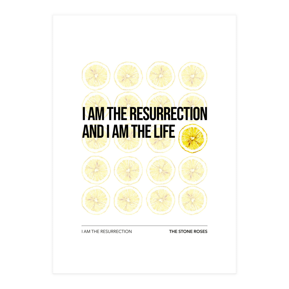 The Stone Roses - I Am The Resurrection (Print Only)