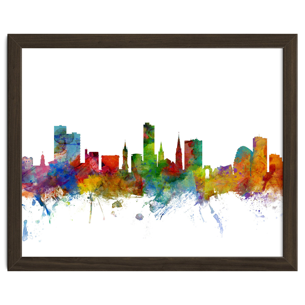 Leicester England Skyline