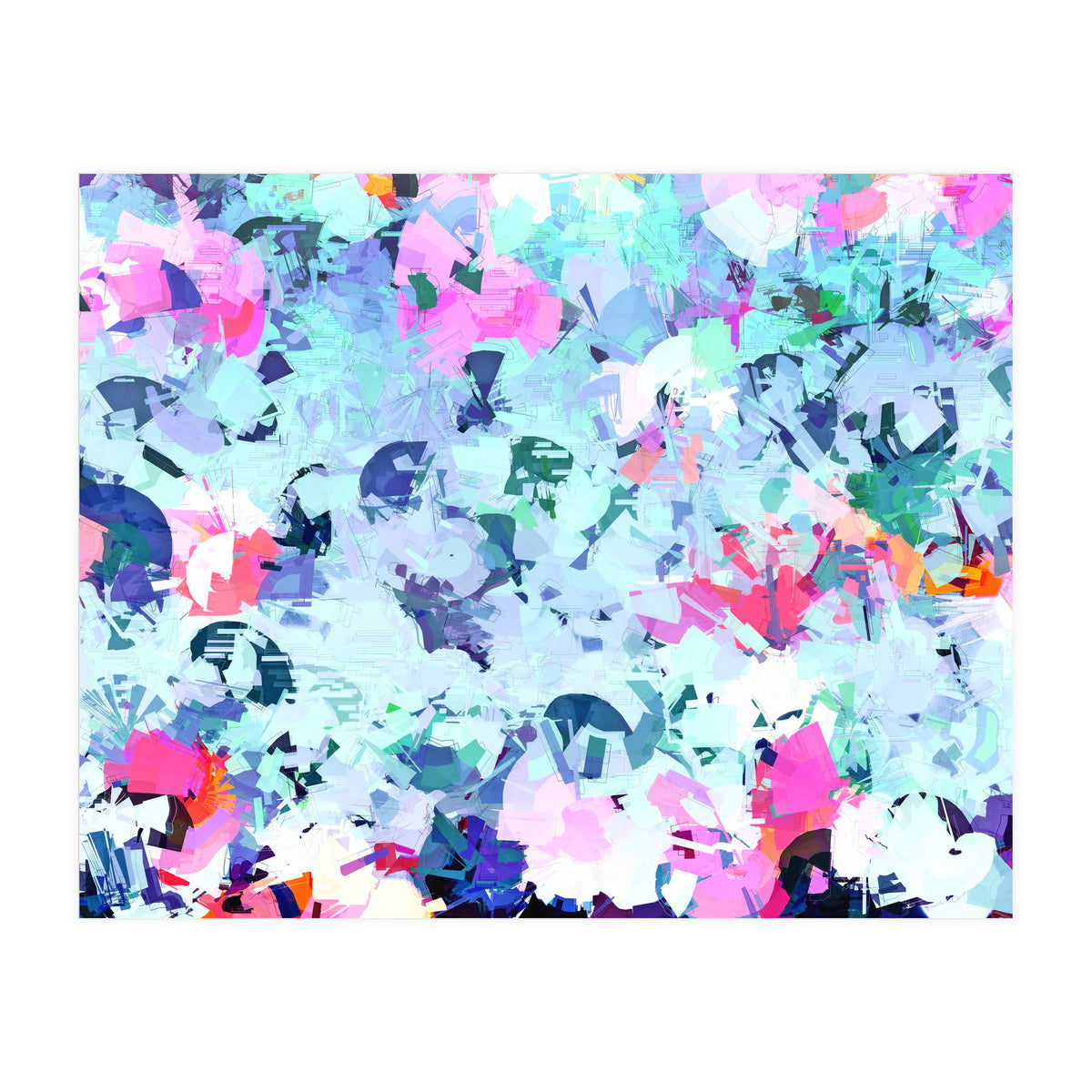 Modern City Abstract (Print Only)