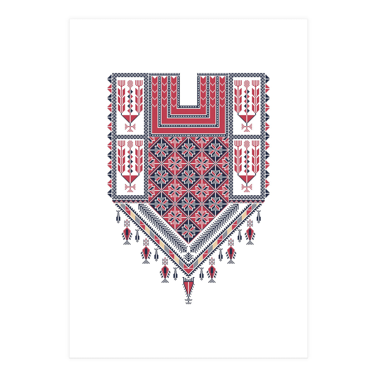 Tatreez Ornament 15 (Print Only)