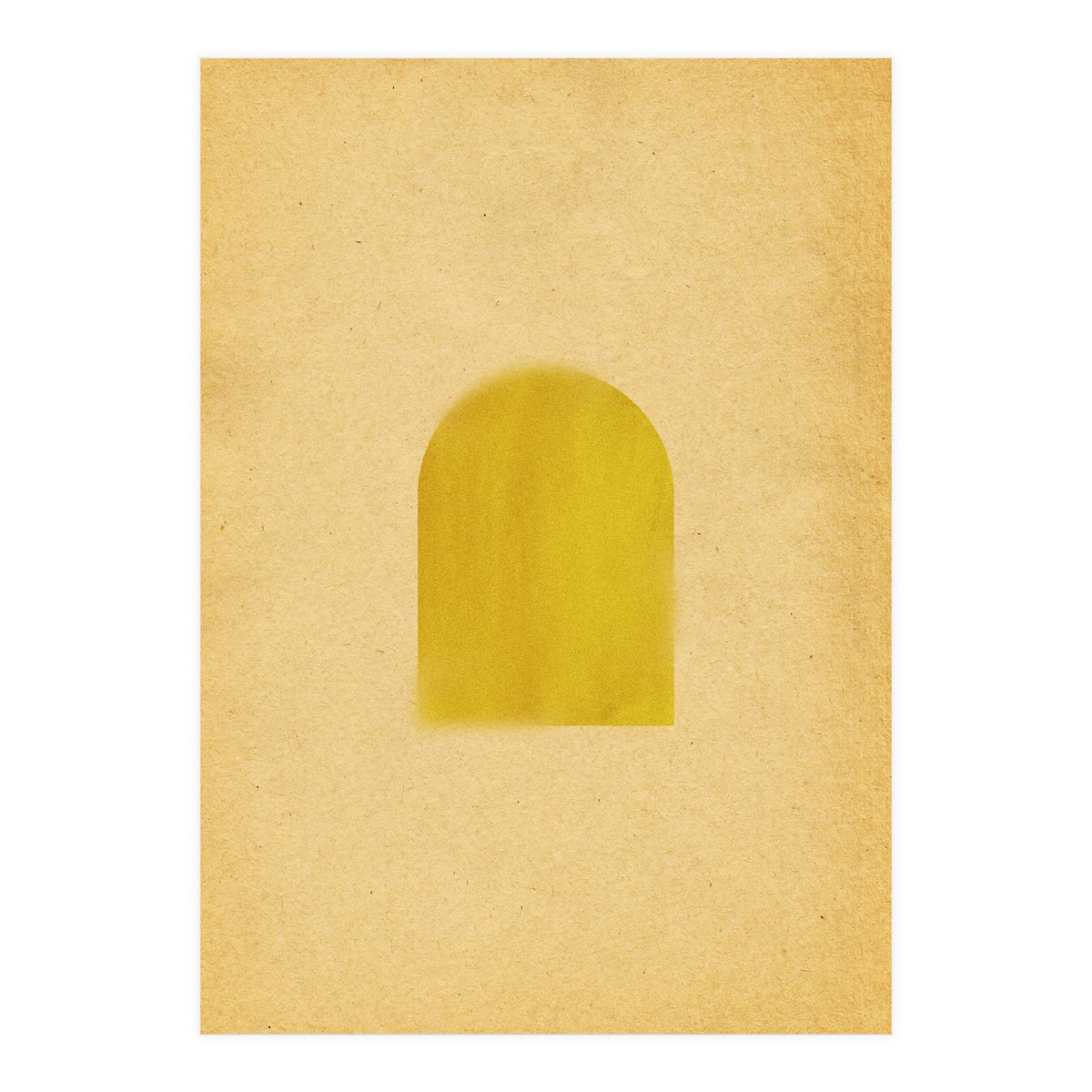 Minimaist acid mustard arch (Print Only)
