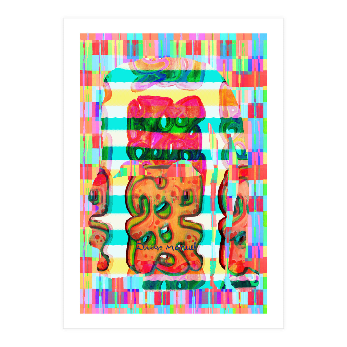 Abstracto Pop Nuevo B Nuevo 18 (Print Only)