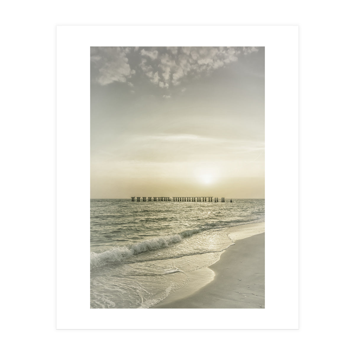Gasparilla Island Sunset | Vintage (Print Only)
