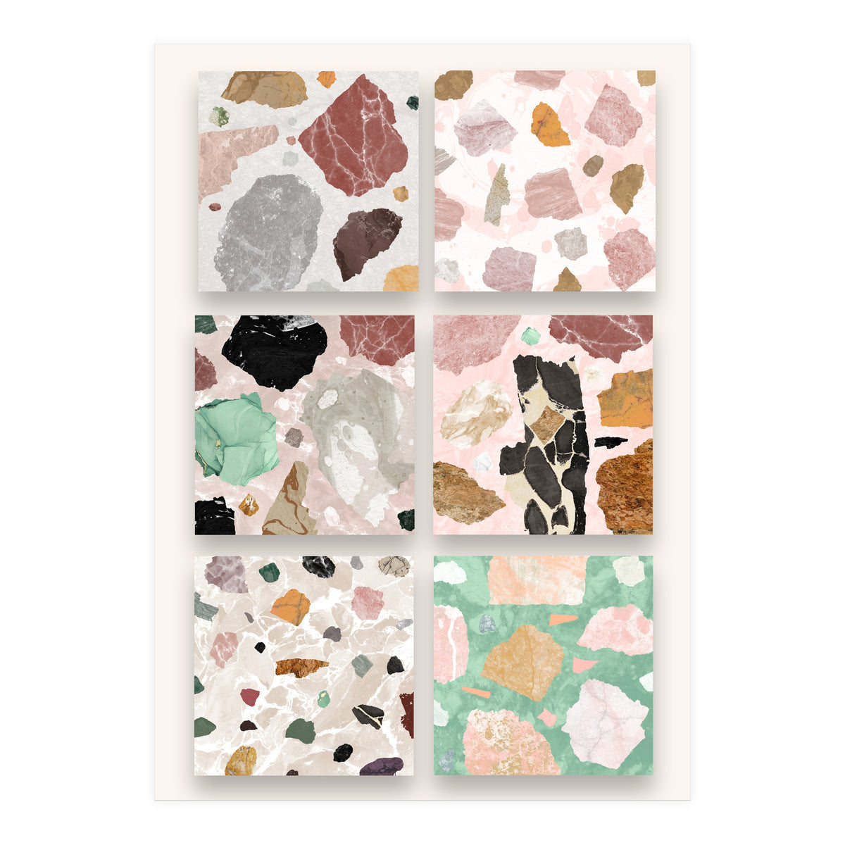 Heartstone - venetian terrazzo version 2 (Print Only)
