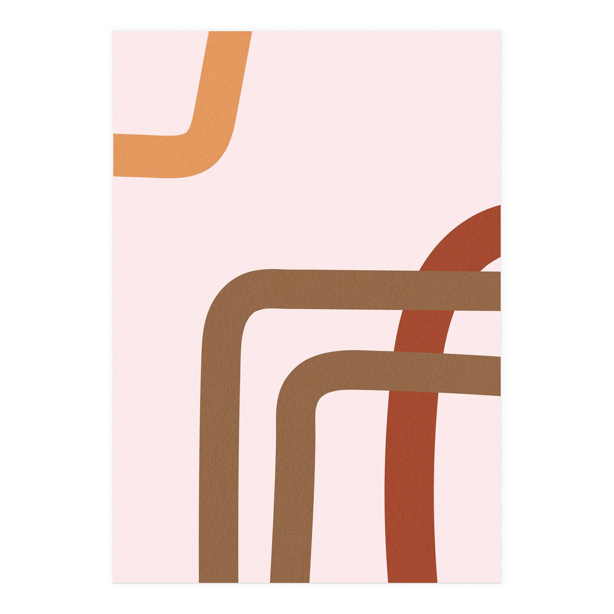 Abstract Colorful Line Art II (Print Only)