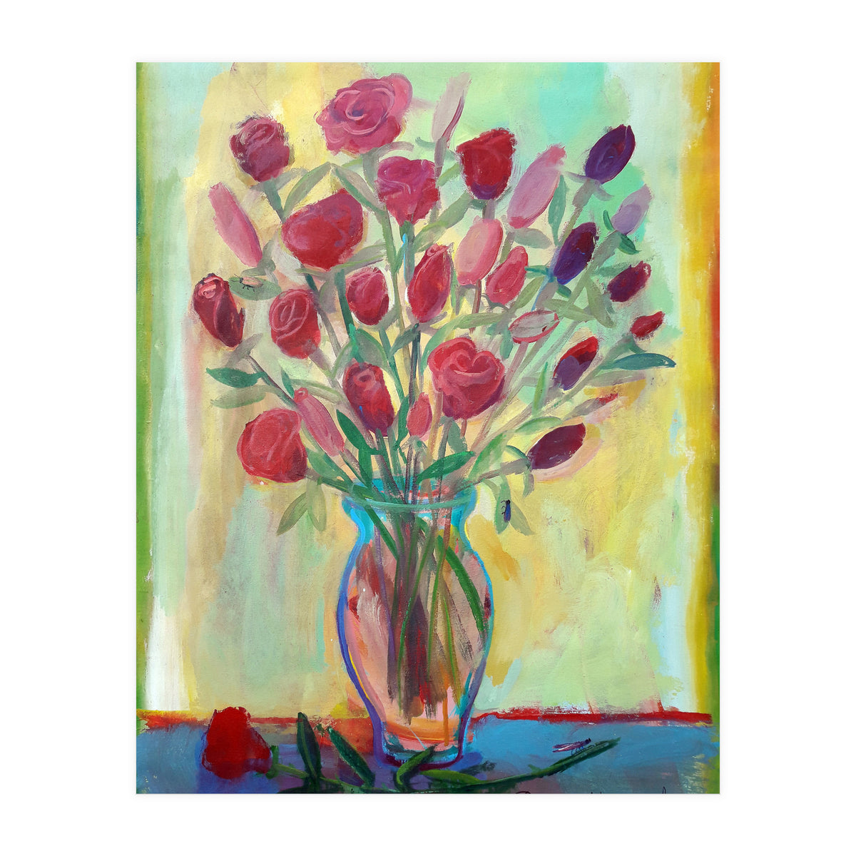 Flores Rojas 4 (Print Only)