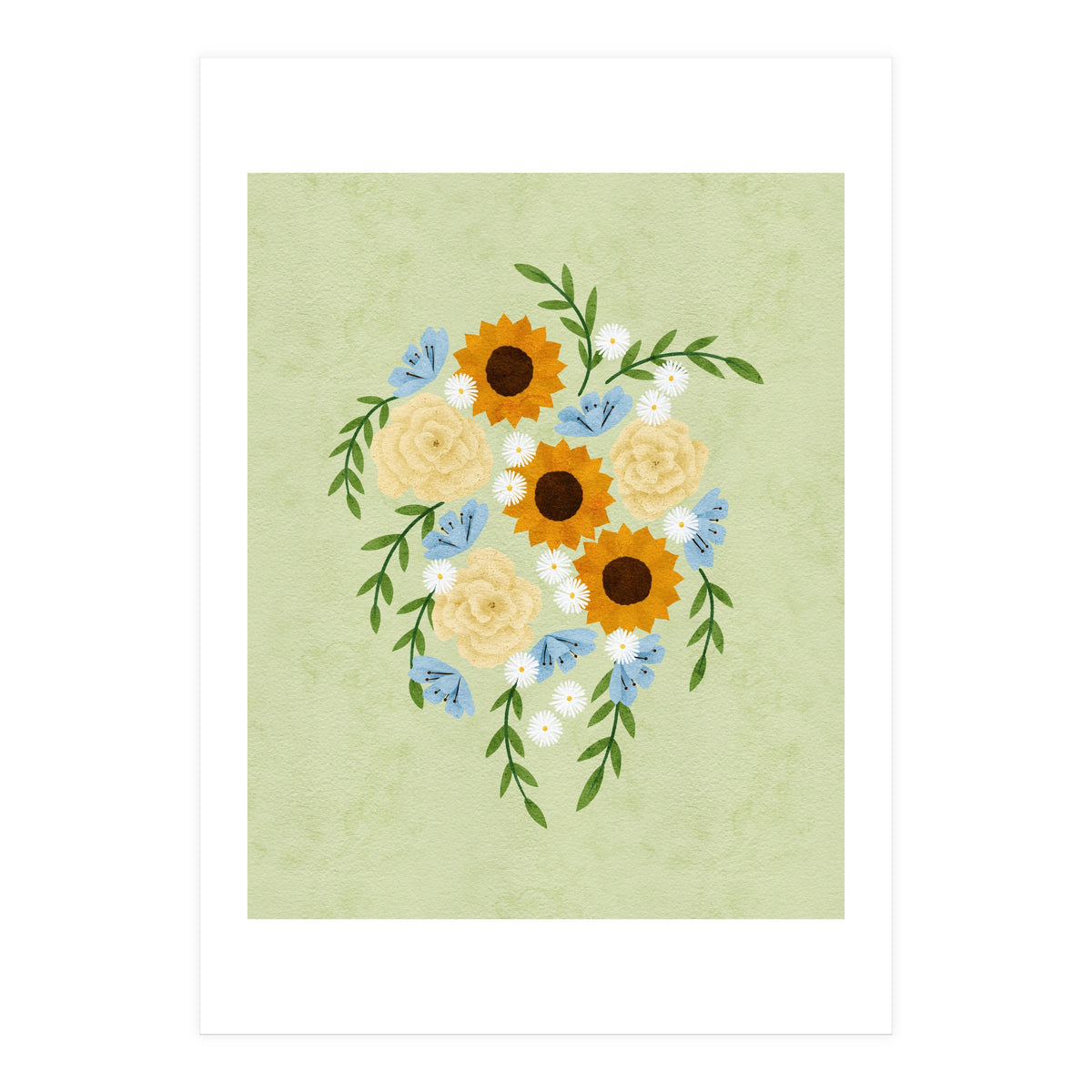 Sunflower Bouquet (Print Only)