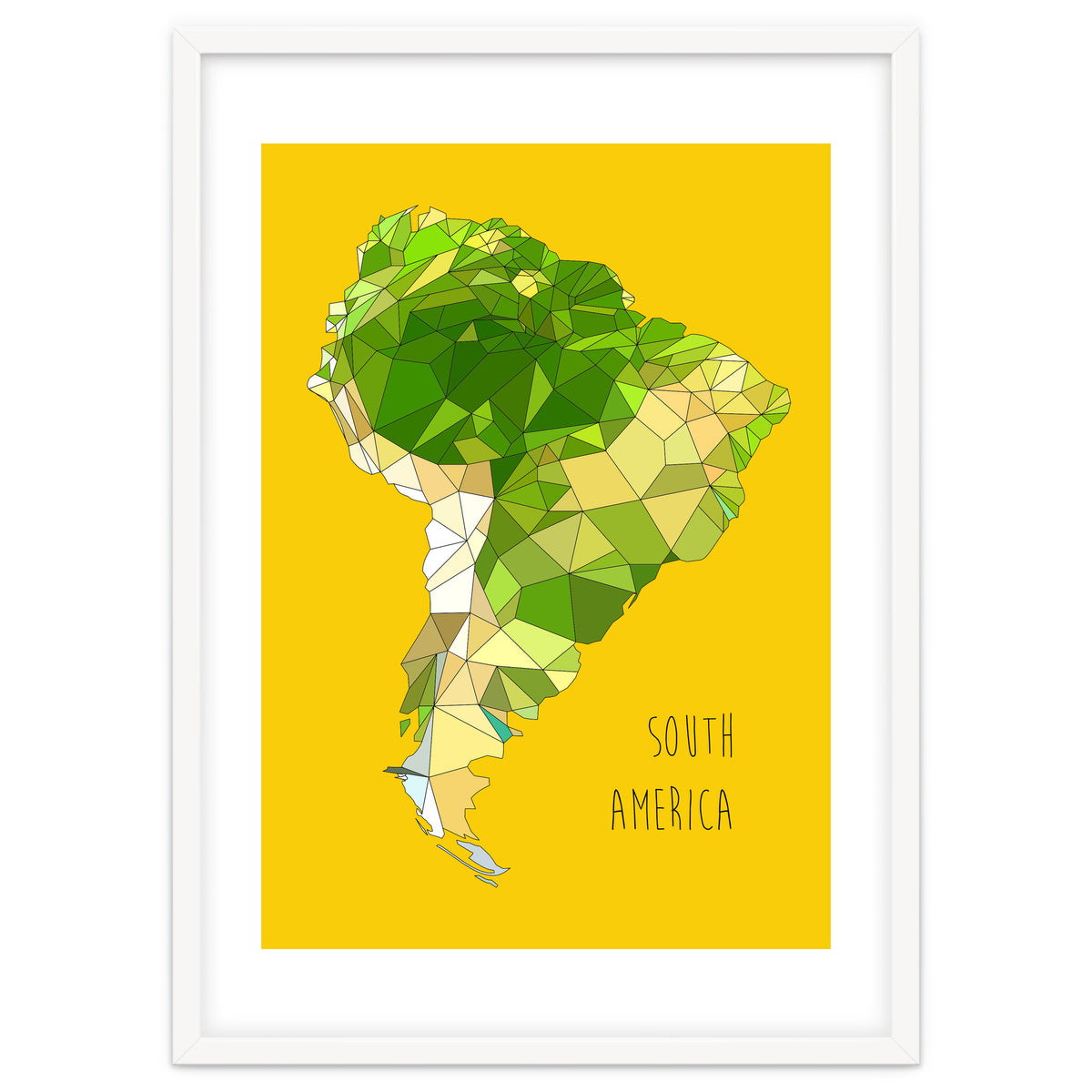 SOUTH AMERICA – Yellow