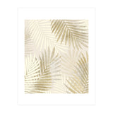 Relaxing Palms-Gold (Print Only) thumbnail