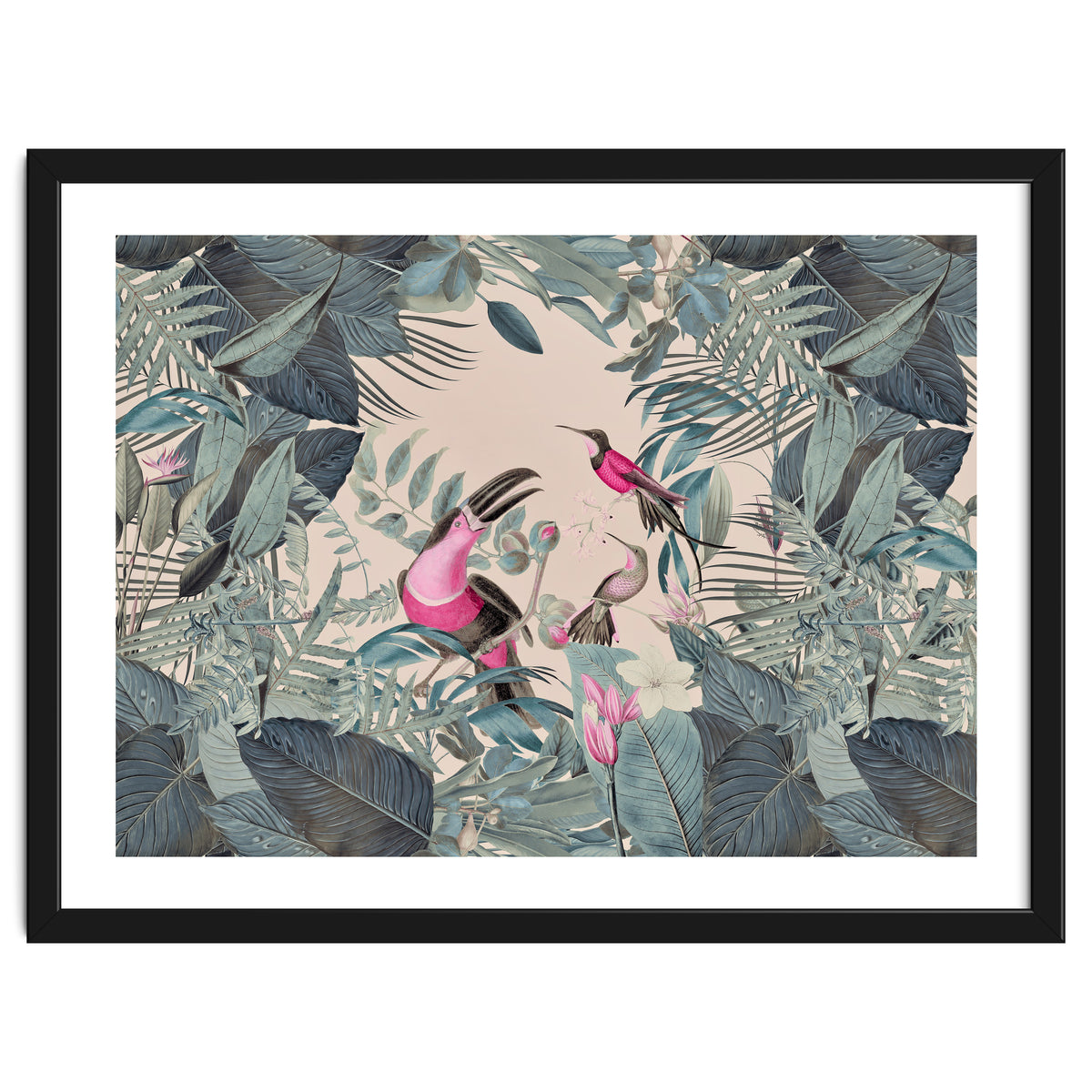 Green Jungle Toucans Color Look