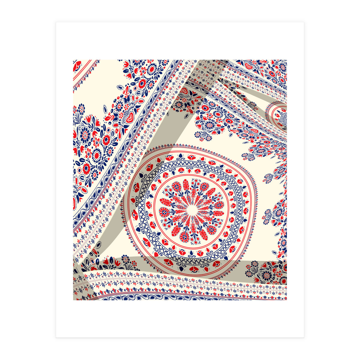 Romanian embroidery background 40 (Print Only)