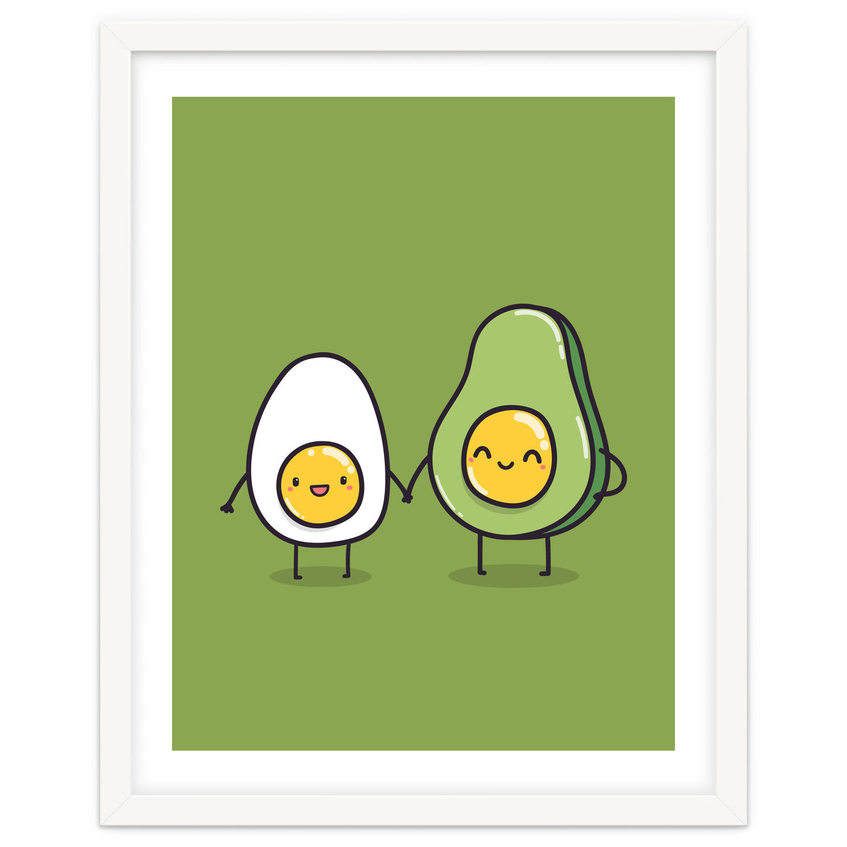Egg Avocado best friends