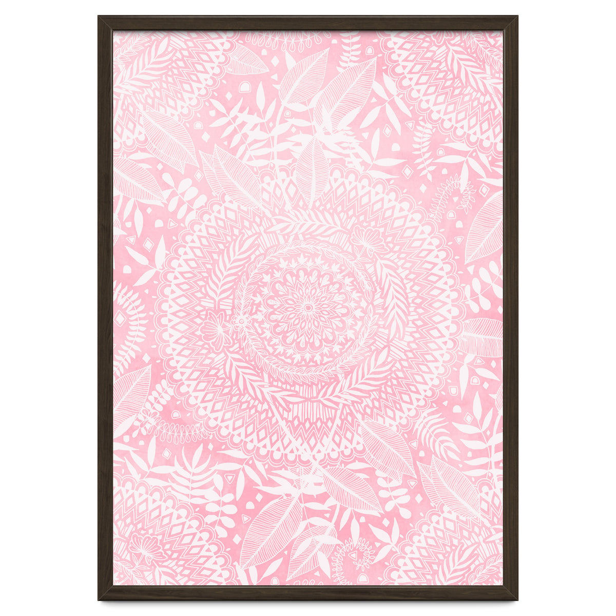 Medallion Pattern in Blush Pink