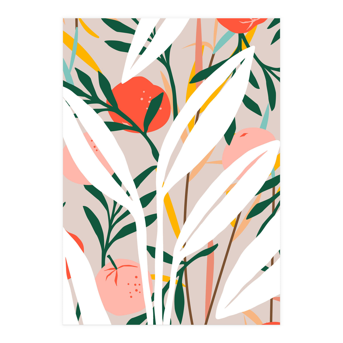 Abstract Plant Blush (Print Only)