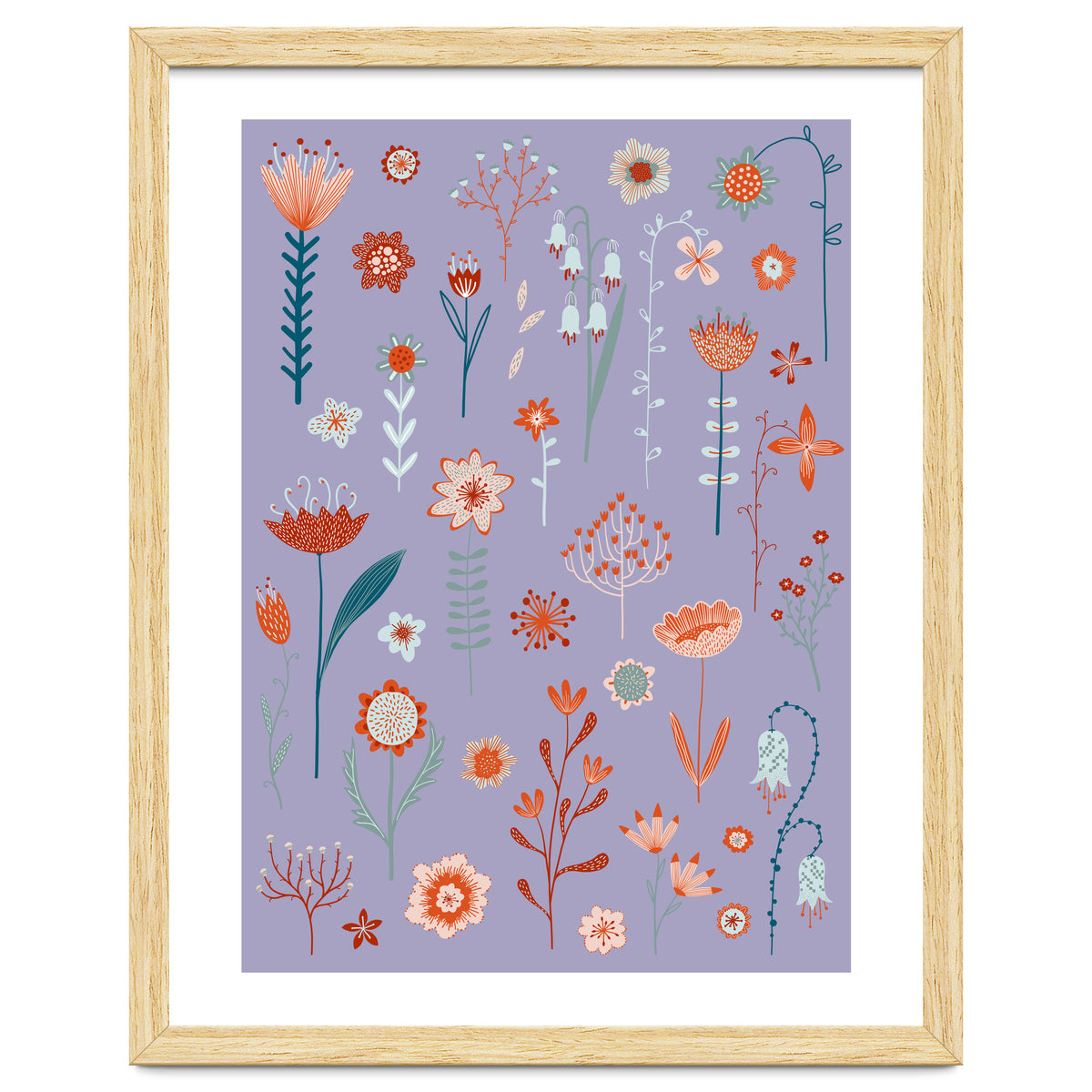 Flowers Of The Summer Purple