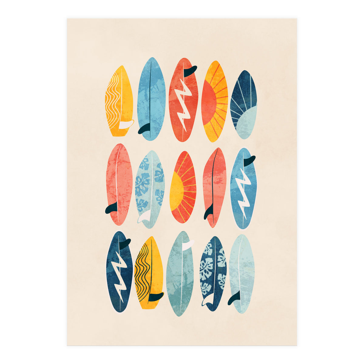 Surfing Board Light (Print Only)