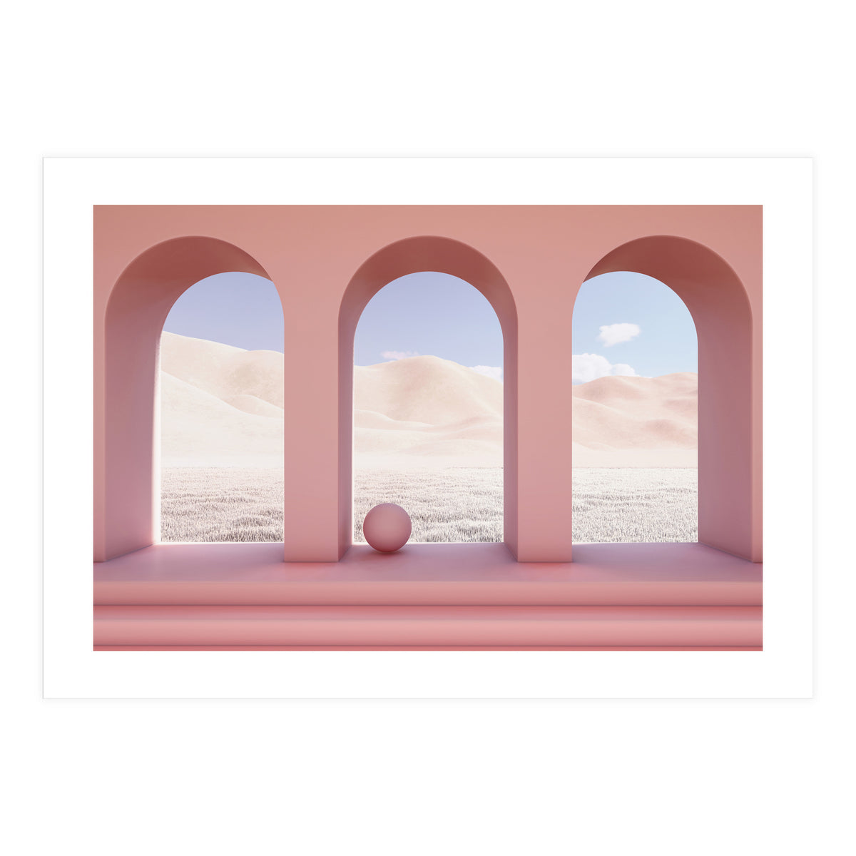 BALL IN ARC (Print Only)
