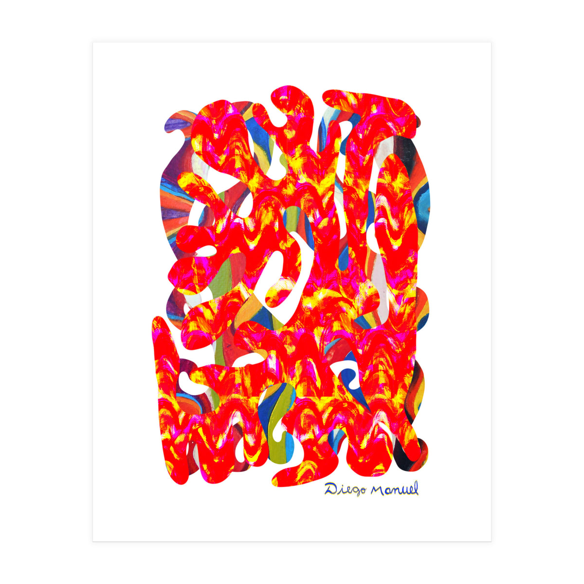 Pop Abstract Asimetrico 26 Copia (Print Only)