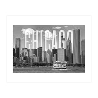 CHICAGO Skyline | Monochrome (Print Only)