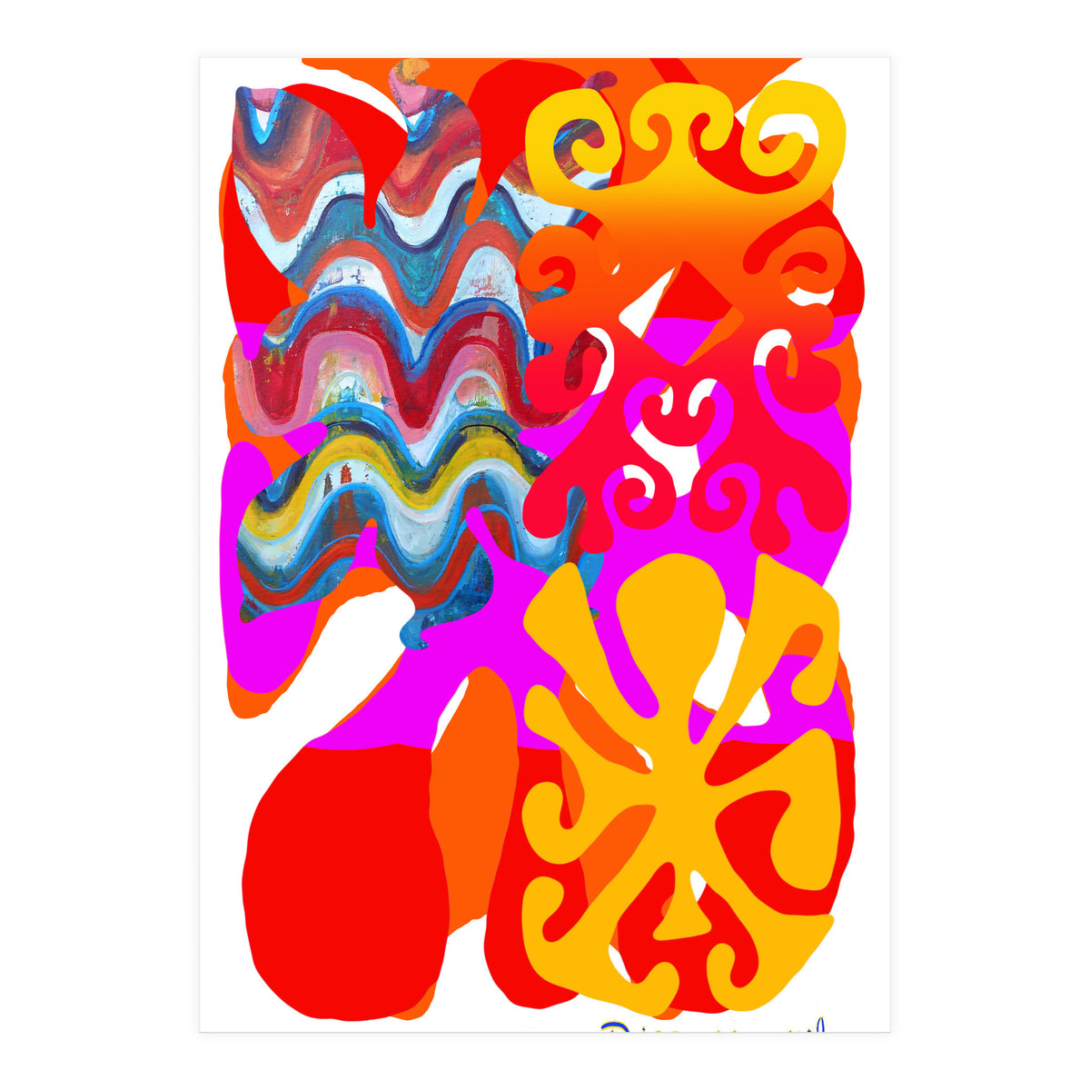 Pop Abstract Asimetrico 8 Copia (Print Only)