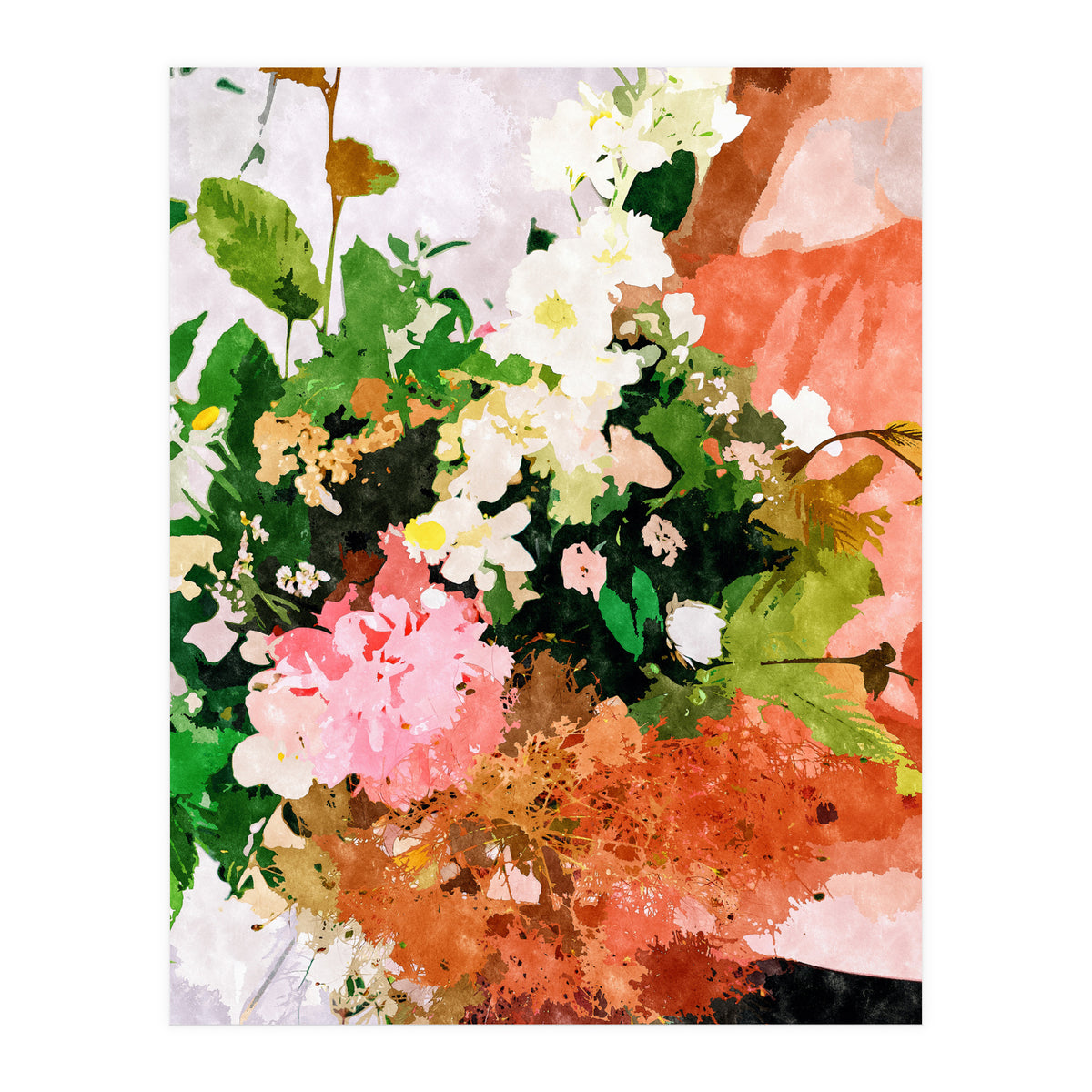 Floral Gift Ii (Print Only)