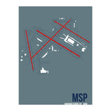 Minneapolis Airport Layout (Print Only) thumbnail