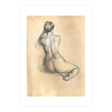 Nude beautiful girl from the back (Print Only) thumbnail