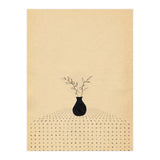 Abstract still life, vase and plants (Print Only) thumbnail