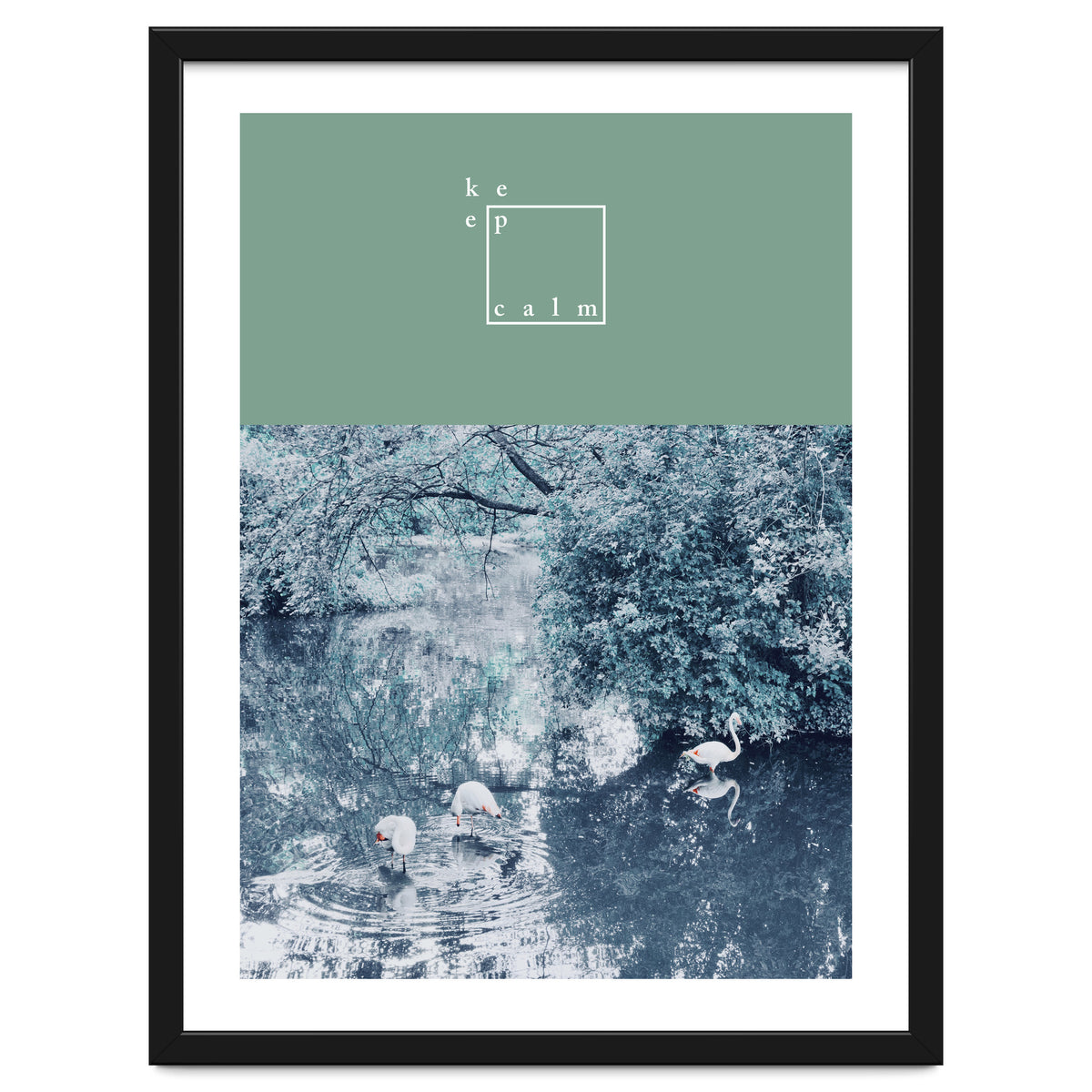 Flamingos - keep calm