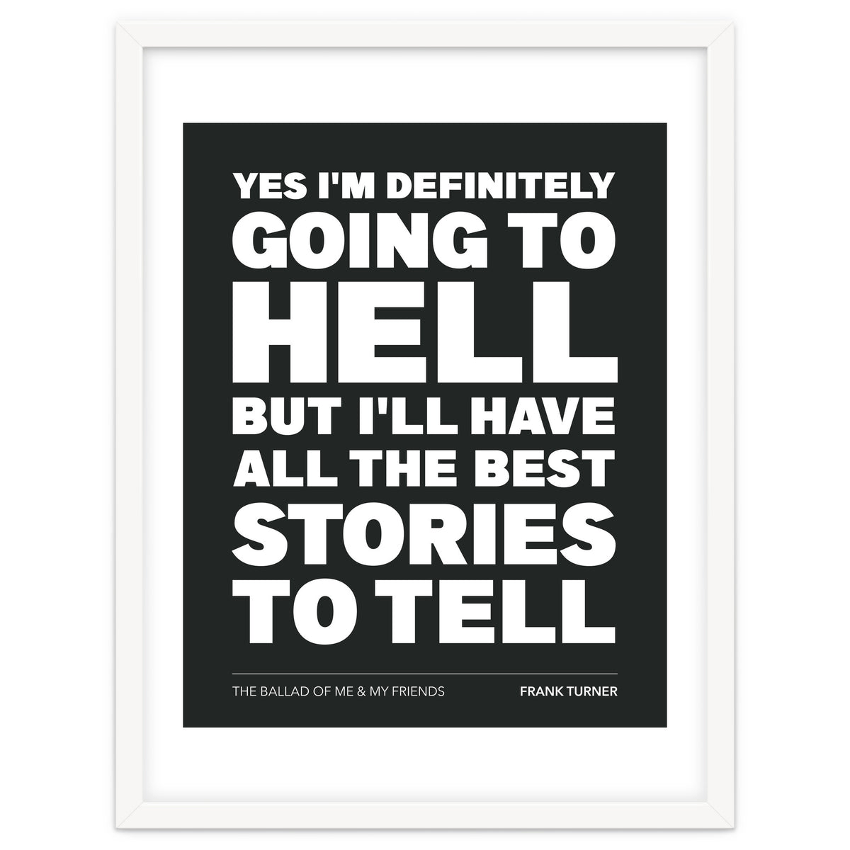 Frank Turner - The Ballad Of Me & My Friends