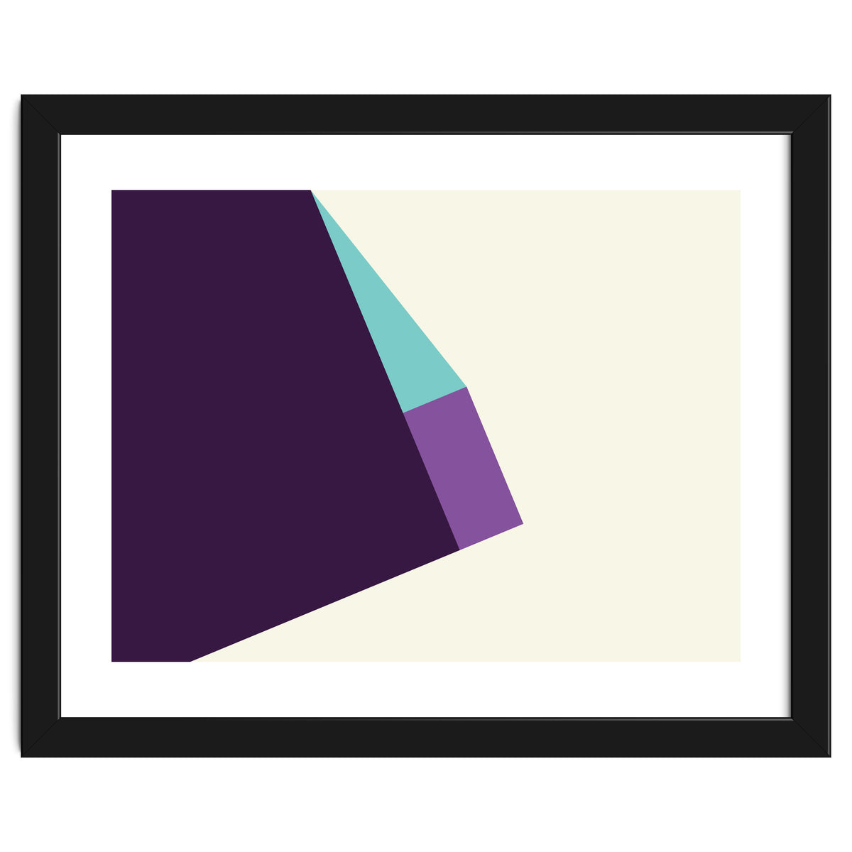 Geometric Shapes No. 42 -  lilac, blue & purple