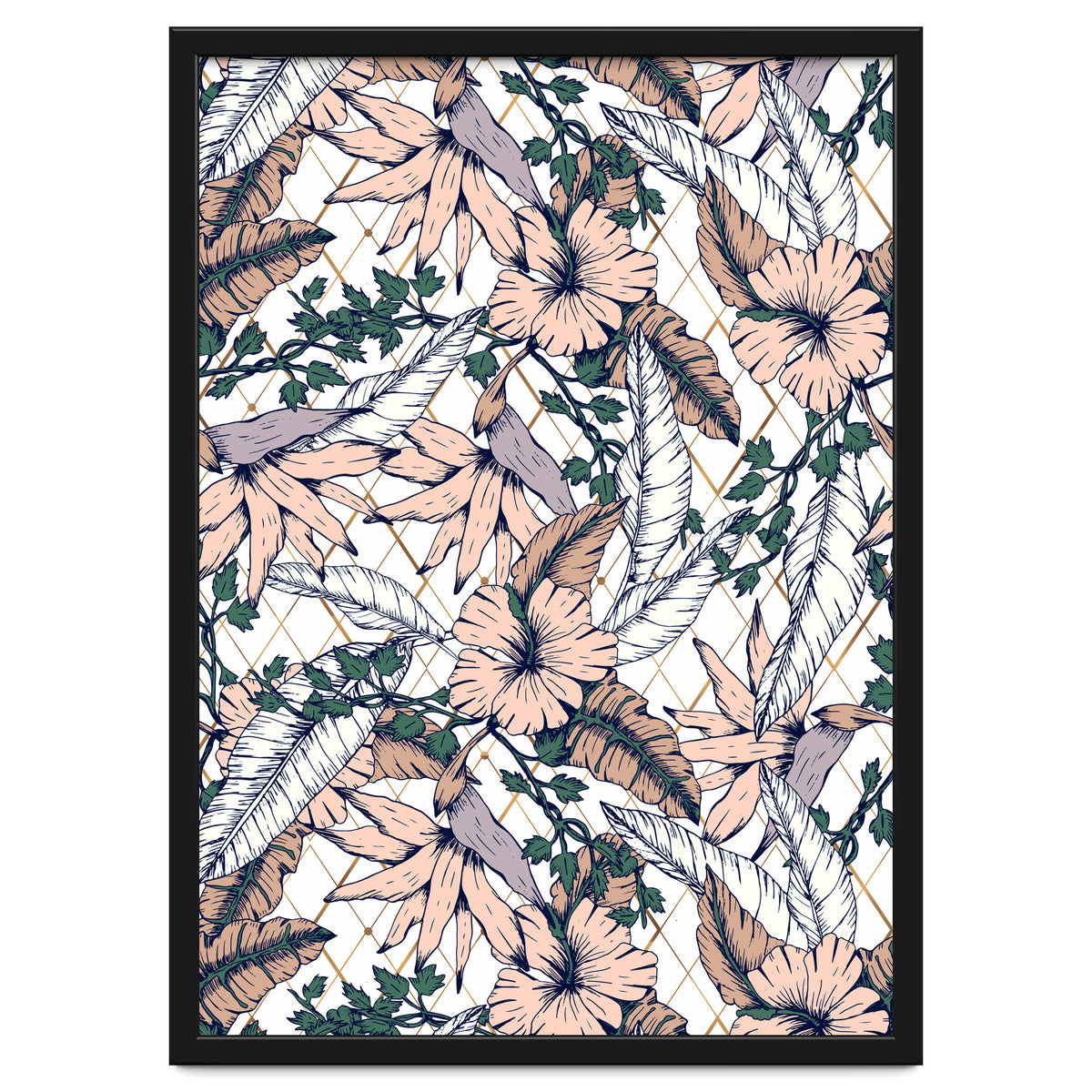 Exotic flowering and pattern geometric