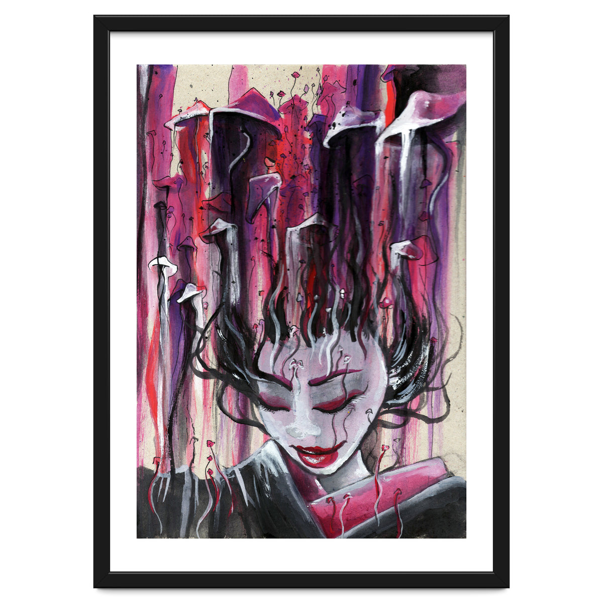 Geisha in Mushrooms: The Surrealistic Concubine