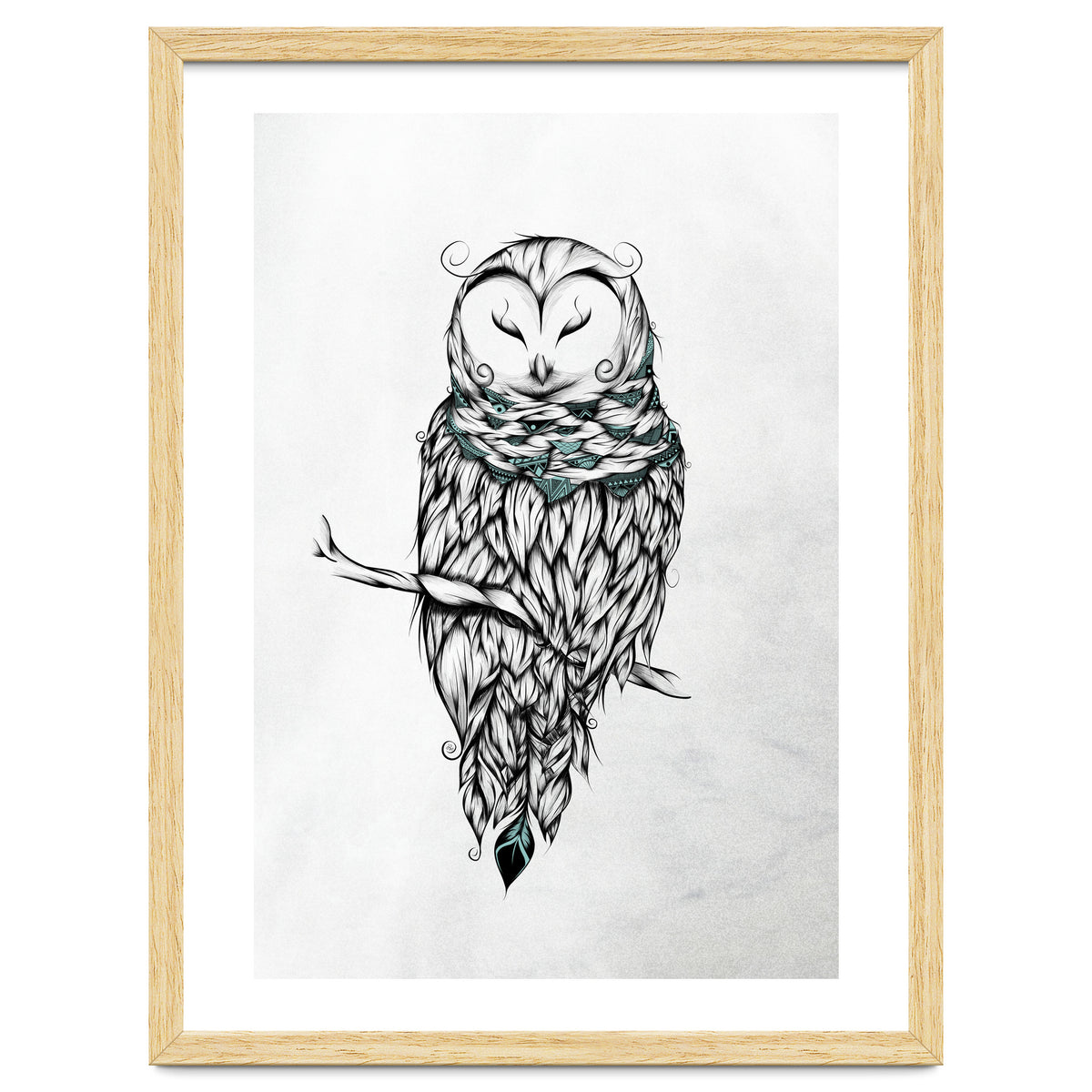 Poetic Snow Owl