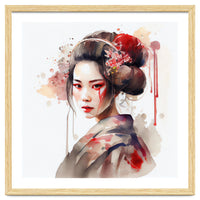 Watercolor Modern Geisha #2