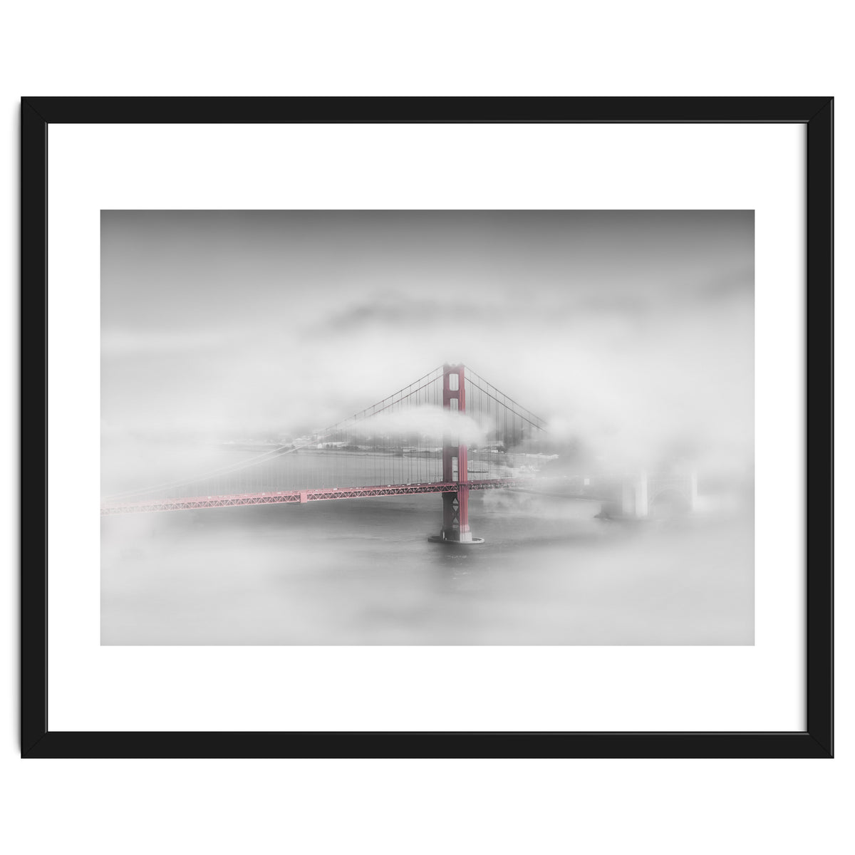 Foggy Golden Gate Bridge | colorkey