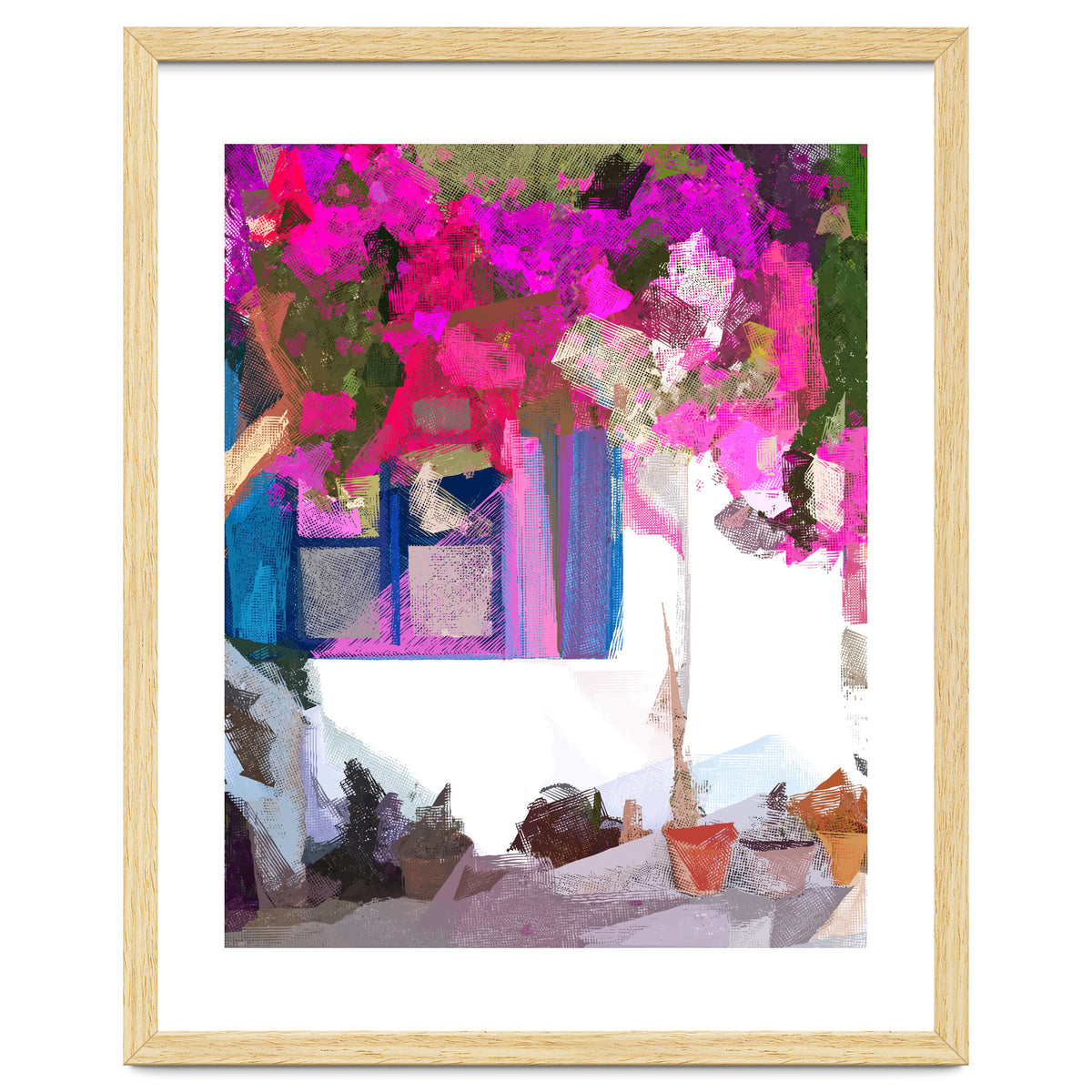 Blossom Is Just Around The Corner, Bougainvillea Tropical Greece Architecture, Botanical SummerTravel Bohemian
