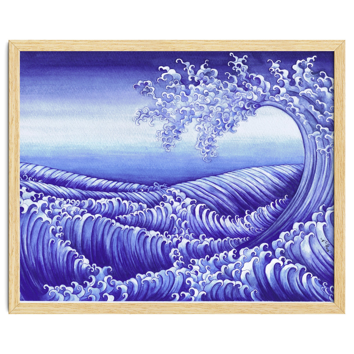 Turbulent Water Triptych part 3