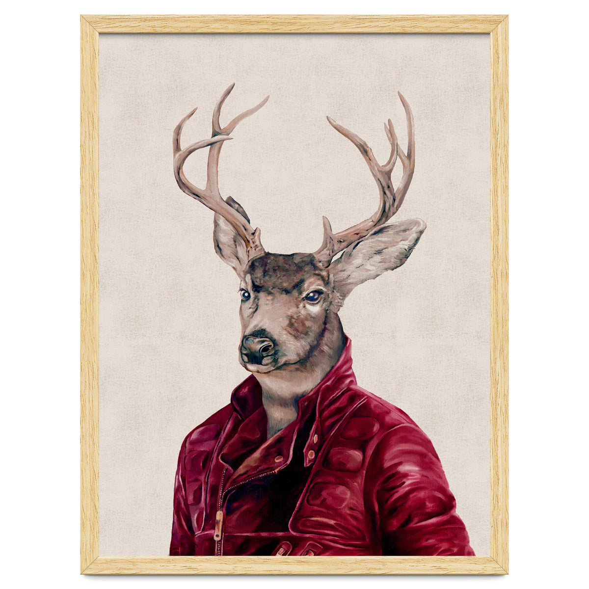 Deer In Leather